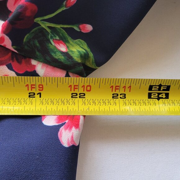 Eloquii Blue Floral Women’s Crepe Blazer (Size:16) - Picture 15 of 16